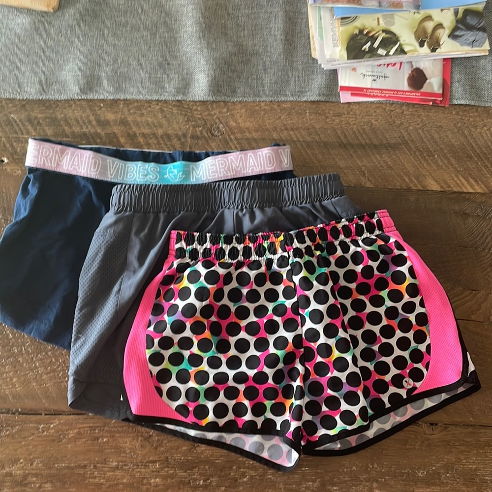 Bundle of 3 girls athletic shorts
